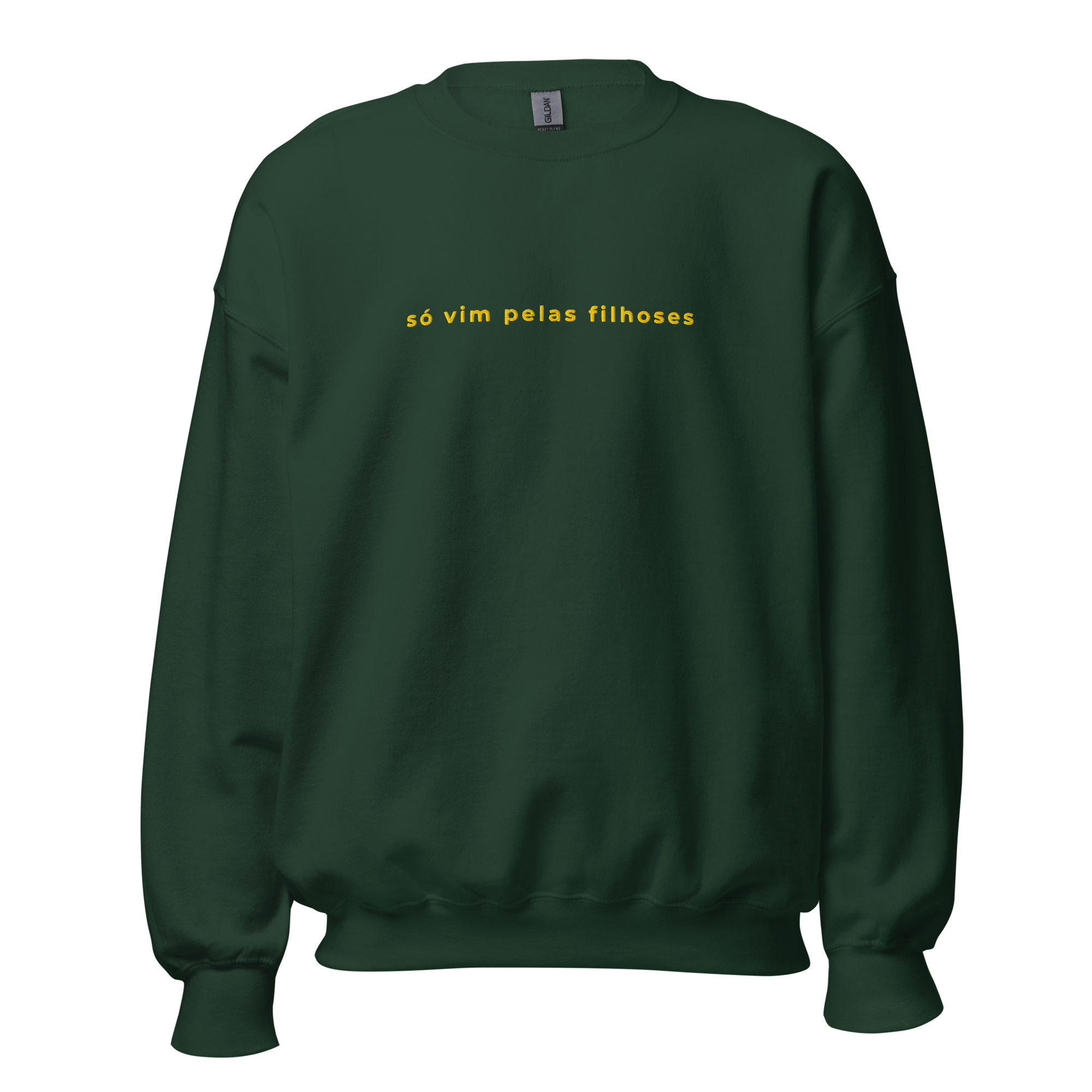 Só vim pelas filhoses | Sweatshirt Bordada Premium
