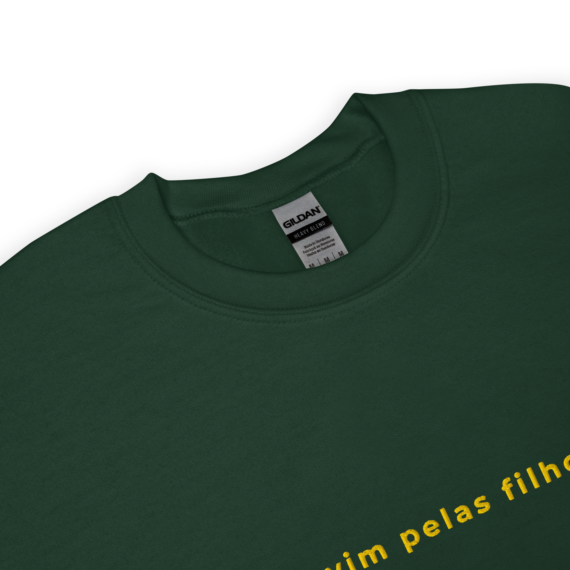 Só vim pelas filhoses | Sweatshirt Bordada Premium