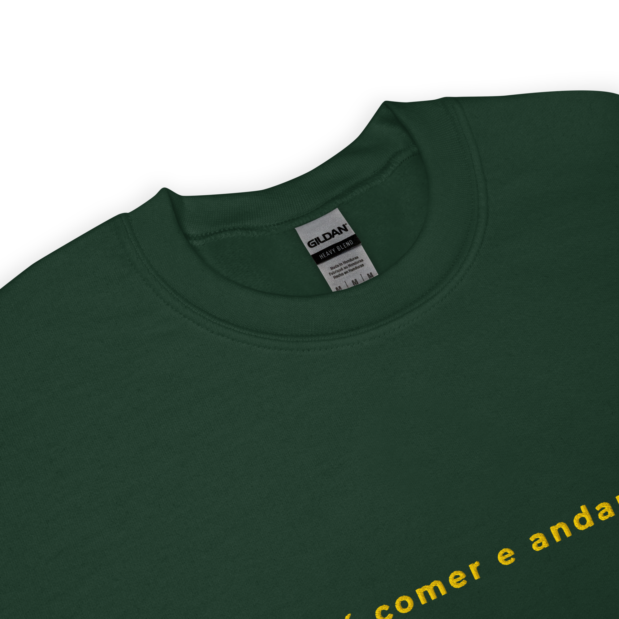 É comer e andar | Sweatshirt Bordada Premium